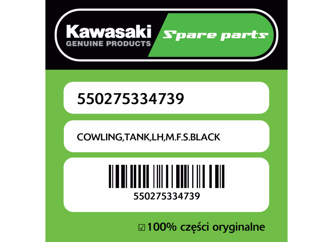 COWLING,TANK,LH,M.F.S.BLACK