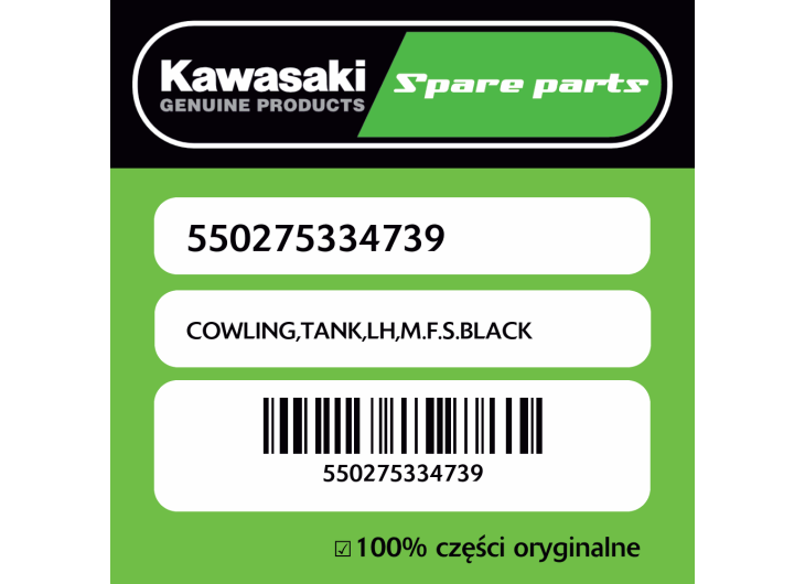 COWLING,TANK,LH,M.F.S.BLACK