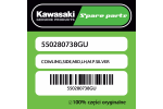 Owiewka boczna środkowa lewa M.P.SILVER Kawasaki