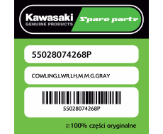 Owiewka dolna lewa M.M.G.GRAY Kawasaki