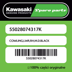 COWLING,LWR,RH,M.D.BLACK