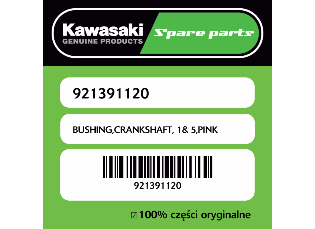 BUSHING,CRANKSHAFT, 1& 5,PINK