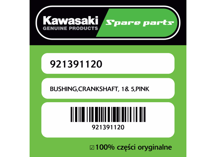 BUSHING,CRANKSHAFT, 1& 5,PINK