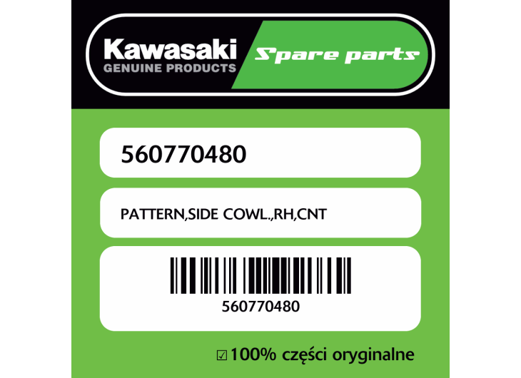 PATTERN,SIDE COWL.,RH,CNT