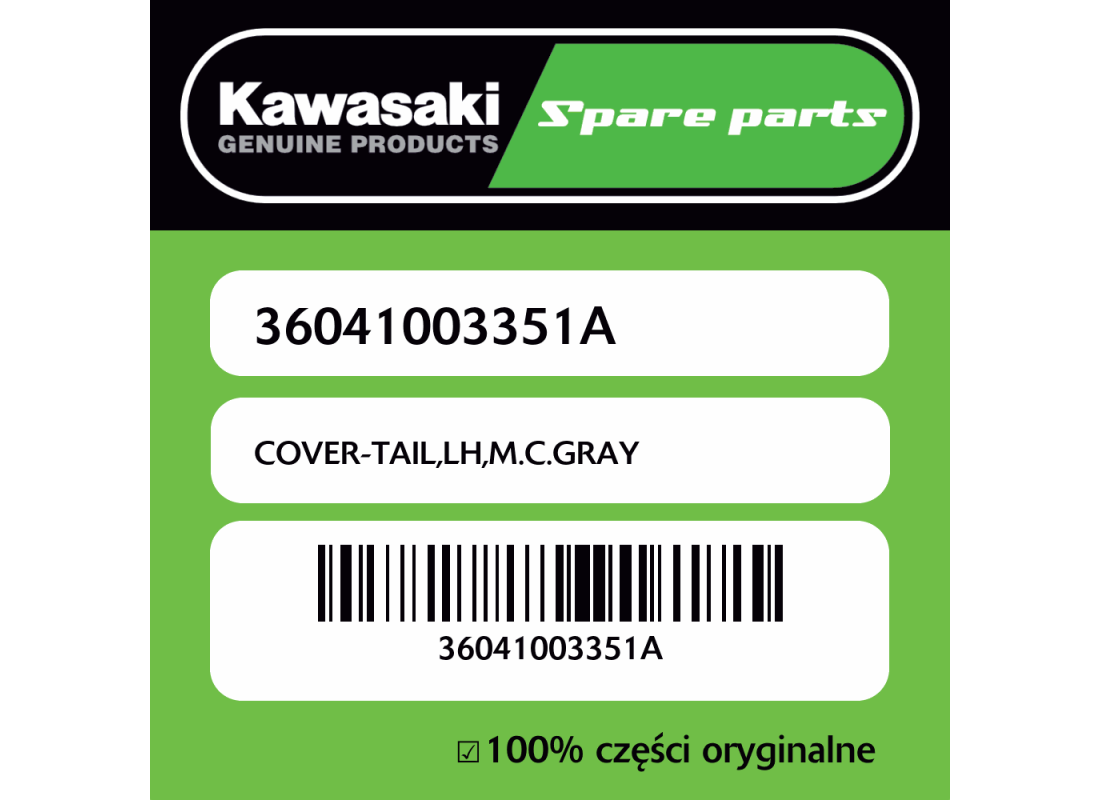 COVER-TAIL,LH,M.C.GRAY