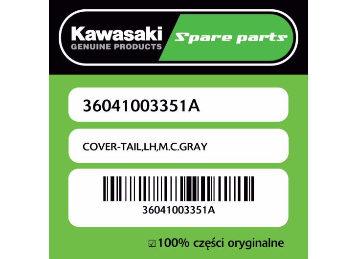 COVER-TAIL,LH,M.C.GRAY