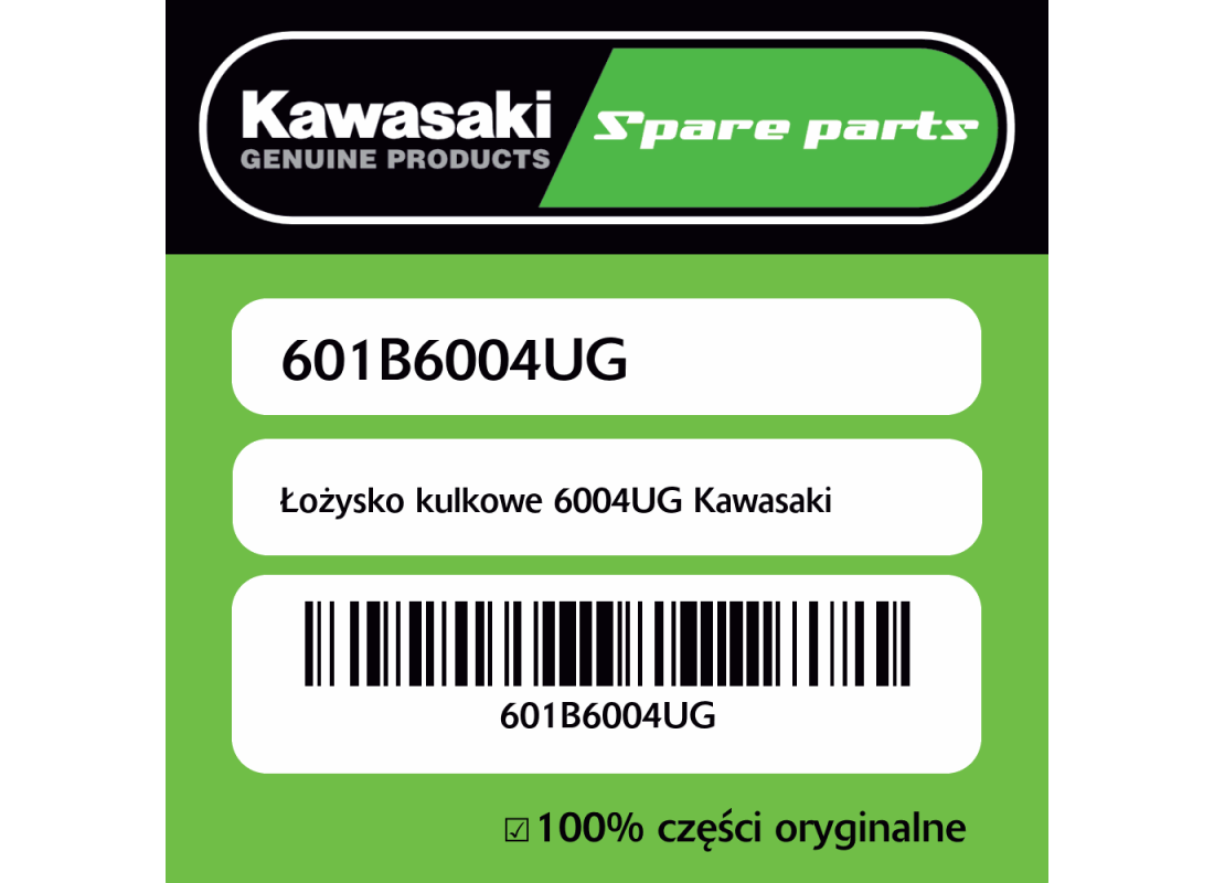 Łożysko kulkowe 6004UG Kawasaki