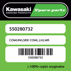 COWLING,SIDE COWL.,LH,LWR