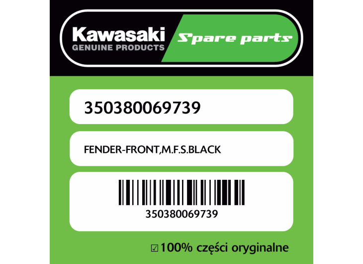 FENDER-FRONT,M.F.S.BLACK