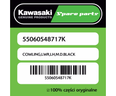 Owiewka dolna lewa M.D.BLACK Kawasaki