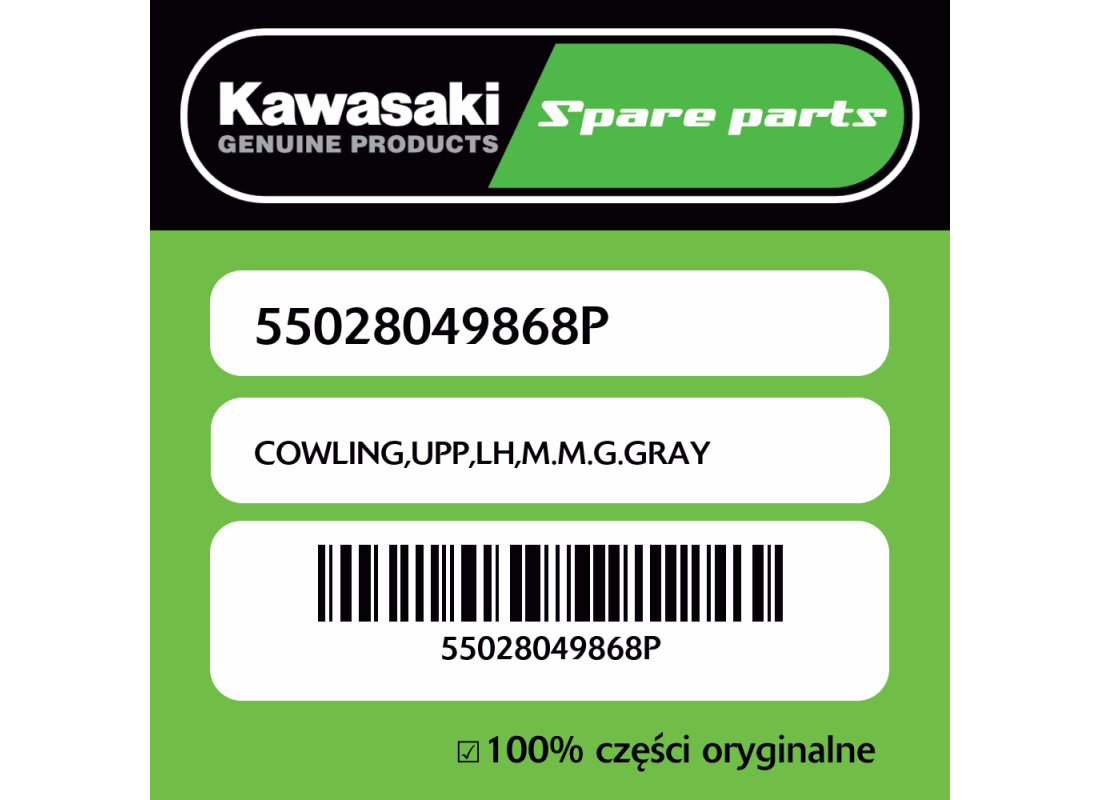 COWLING,UPP,LH,M.M.G.GRAY