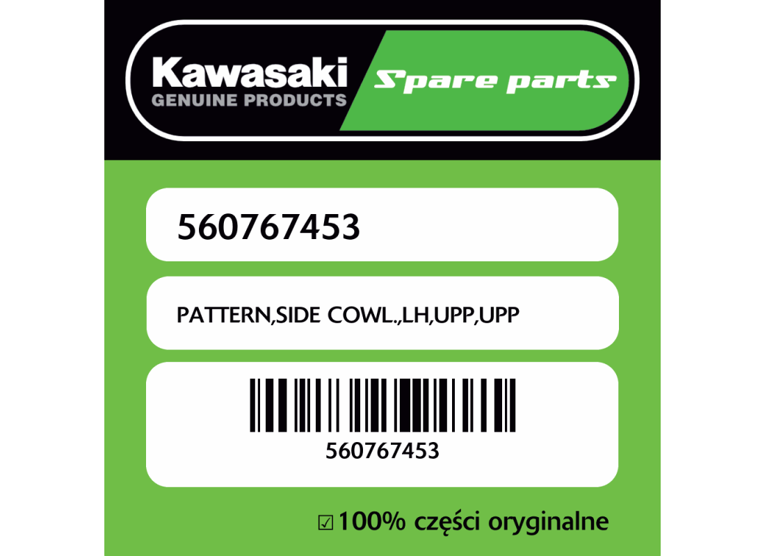PATTERN,SIDE COWL.,LH,UPP,UPP
