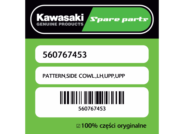 PATTERN,SIDE COWL.,LH,UPP,UPP
