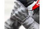 Męskie skórzane rękawice Durham Kawasaki