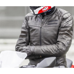 Men's leather jacket Oxford...