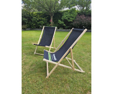 Wooden deckchair Kawasaki