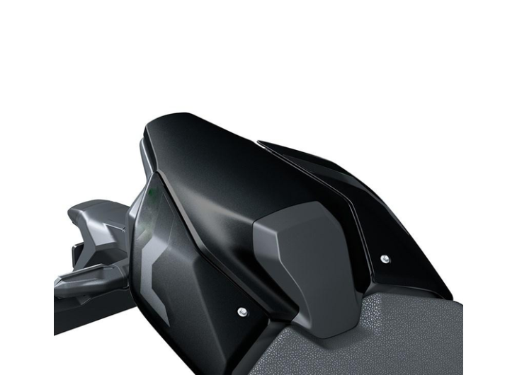 Pillion seat cover Metallic Flat Spark Black (739) Kawasaki