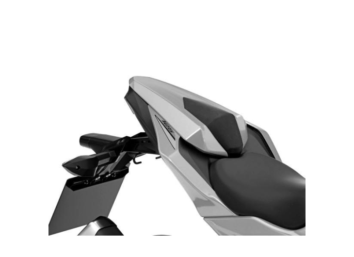 Pillion seat cover Metallic Graphite Gray (45W) Kawasaki