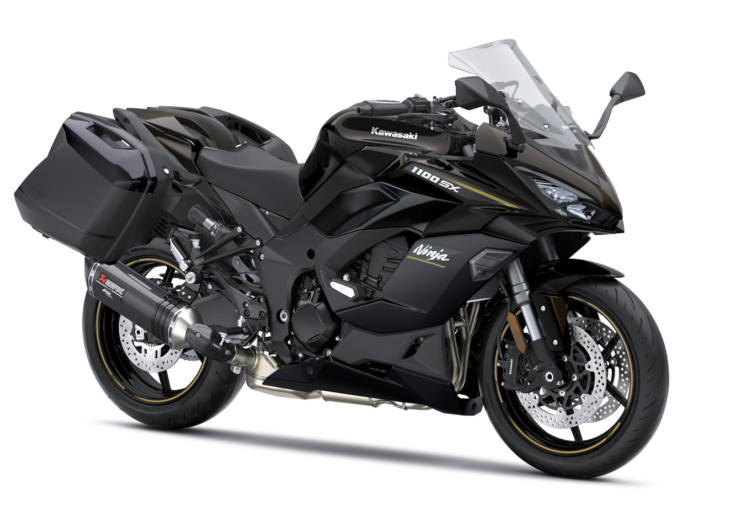 Пакет SE Performance Tourer Ninja 1100SX Metallic Brilliant Golden Black / Metallic Carbon Gray 2026