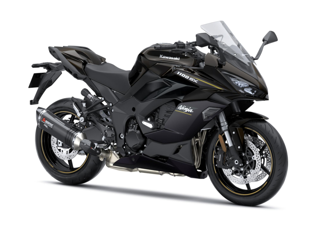 Pakiet SE Performance Tourer Ninja 1100SX Metallic Brilliant Golden Black / Metallic Carbon Gray 2026