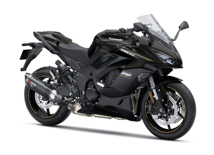 Пакет SE Performance Tourer Ninja 1100SX Metallic Brilliant Golden Black / Metallic Carbon Gray 2026