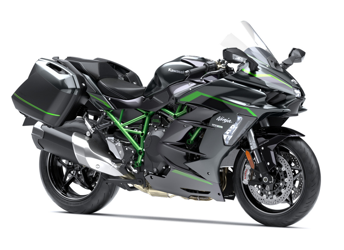 Accessories SE Tourer Ninja H2 SX SE Metallic Carbon Gray / Metallic Diablo Black 2026