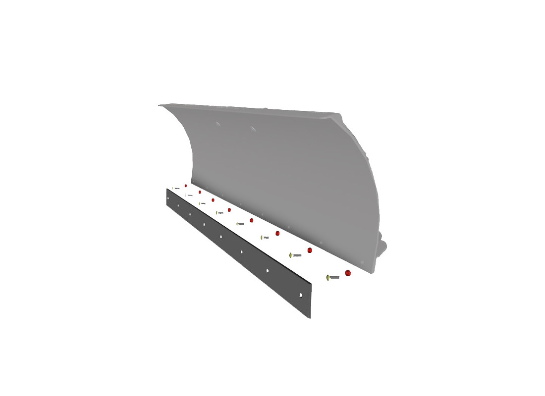 Rubber blade for the 132 cm Shark plow