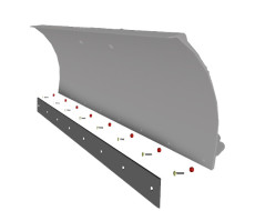 Gumowa listwa do pługa 132 cm Shark