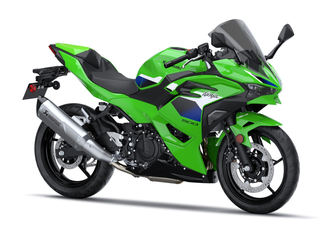 Пакет SE Performance Akrapovič Ninja 500 SE Lime Green 2026
