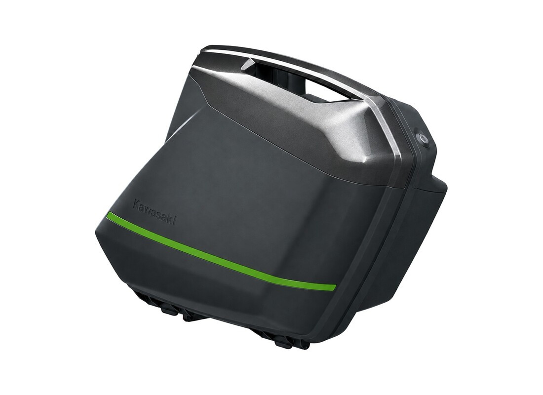 Pannier covers Metallic Graphite Gray (45W) Kawasaki