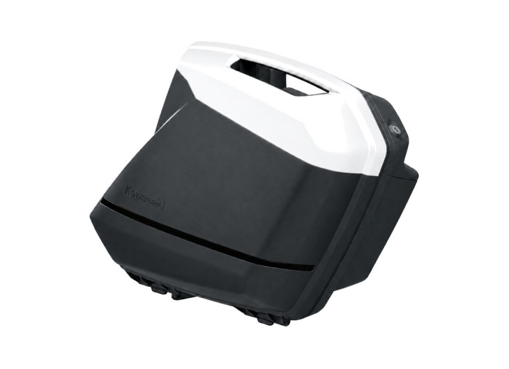 Pannier covers Pearl Stardust White (25Y) Kawasaki