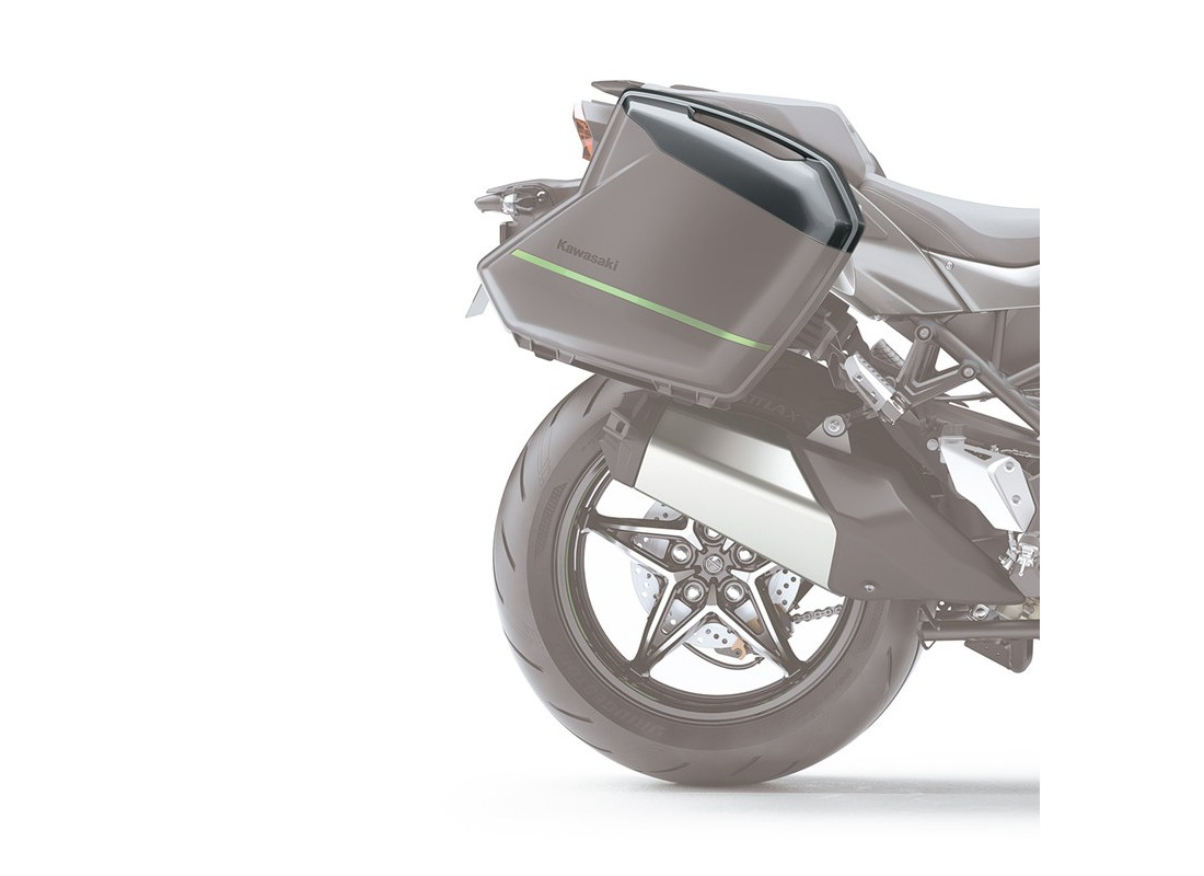 Pannier covers Metallic Graphite Gray (45W) Kawasaki