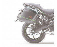Pannier covers Metallic Moondust Gray (25X) Kawasaki