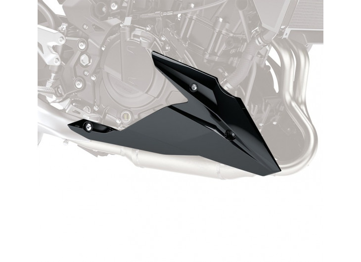Lower cowling (belly pan) Z400 Metallic Flat Spark Black Kawasaki