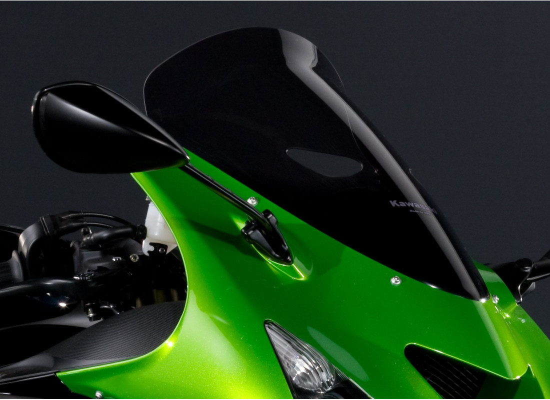 Windshield spoiler smoke Kawasaki