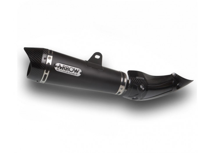 Arrow Exhaust Black for Ninja 125 and Z125