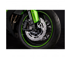 Wheel pin stripes Green Kawasaki