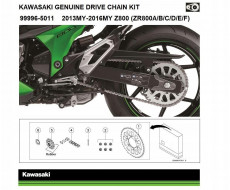 Genuine chain kitZ800 Kawasaki
