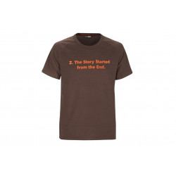 Men's brown t-shirt Z-50th...