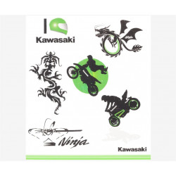 Kids tattoo set Kawasaki