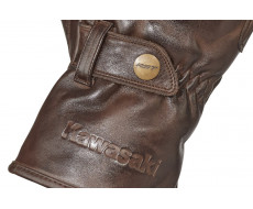 Men's leather gloves Bristol Kawasaki