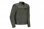 Men's leather jacket London olive Kawasaki