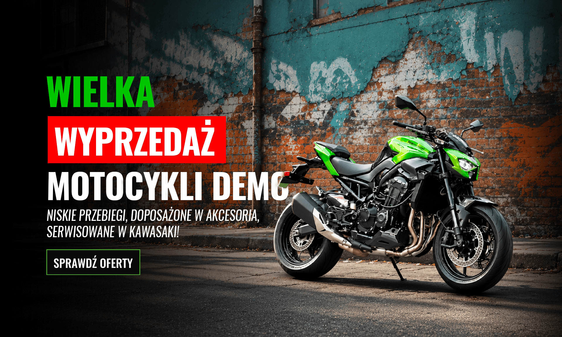 Wyprzedaż motocykli demonstracyjnych