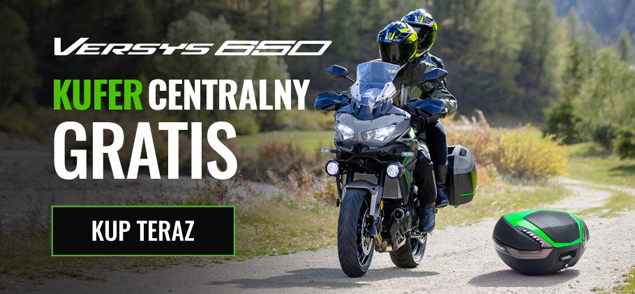 Versys 650 - kufer centralny gratis